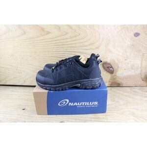 New Nautilus Safety Shoes Mens 7.5E Black Spark EH Safety Toe N2113 Work Boots